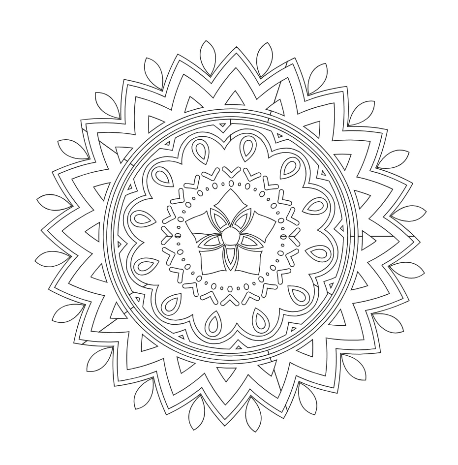 Mandala Coloring Page 25 coloring page