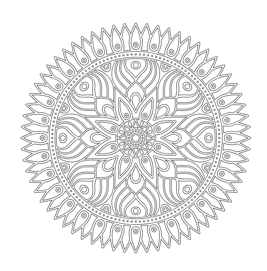 Mandala Coloring Page 28 printable
