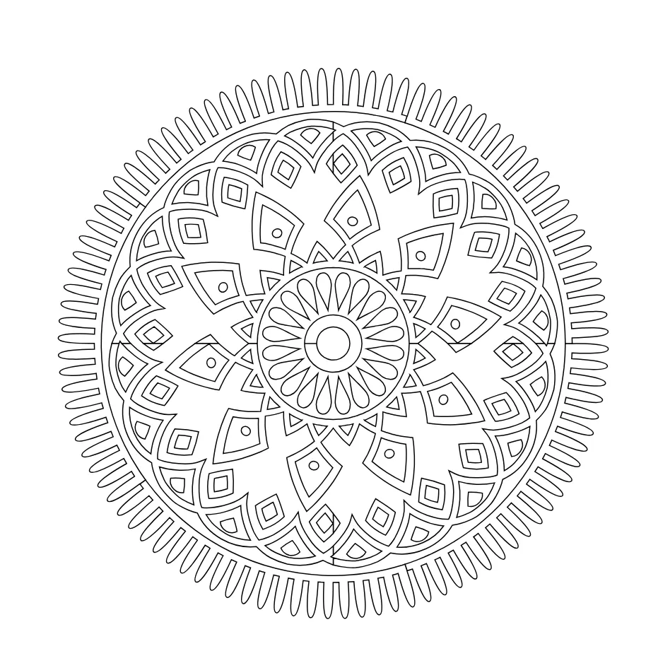 Mandala Coloring Page 29 printable
