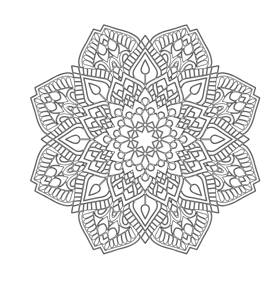 Mandala Coloring Page 33 printable