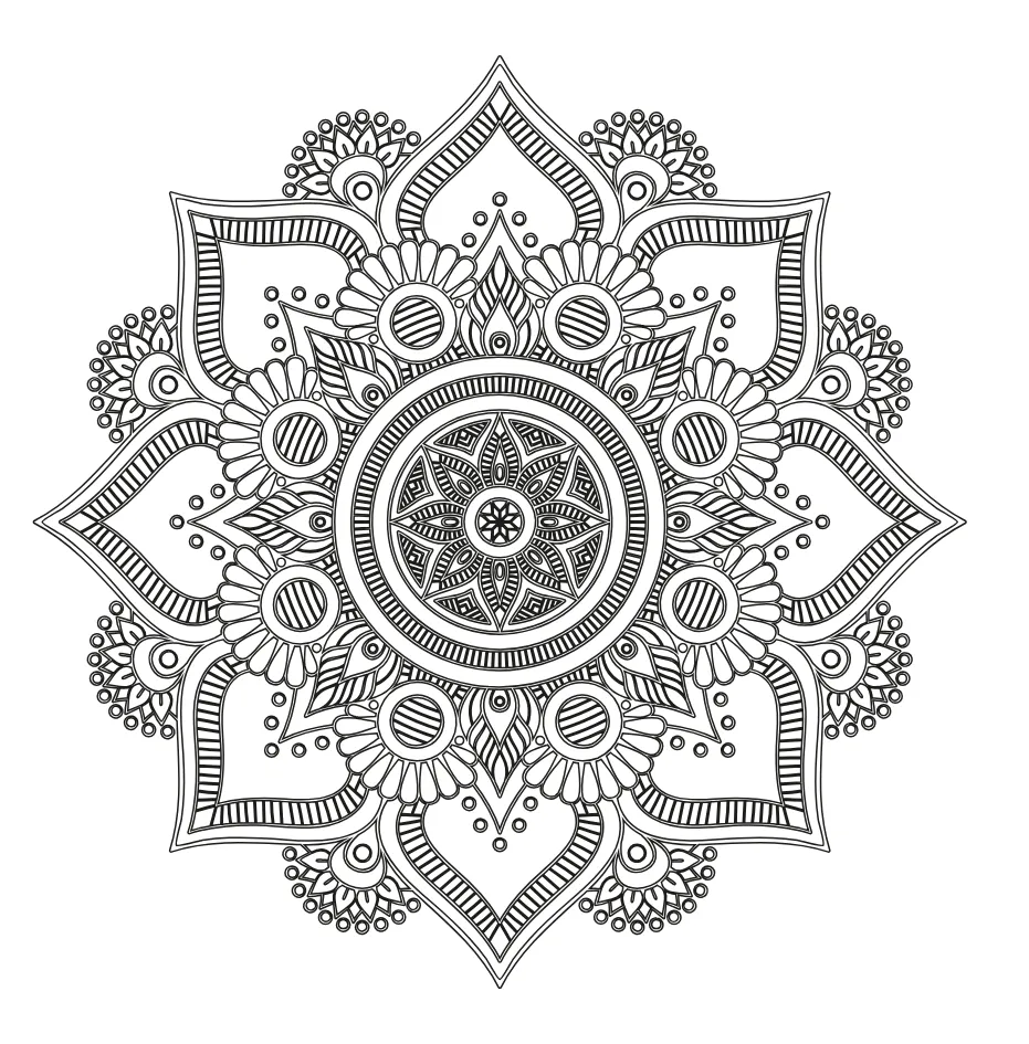 Mandala Coloring Page 38 coloring page