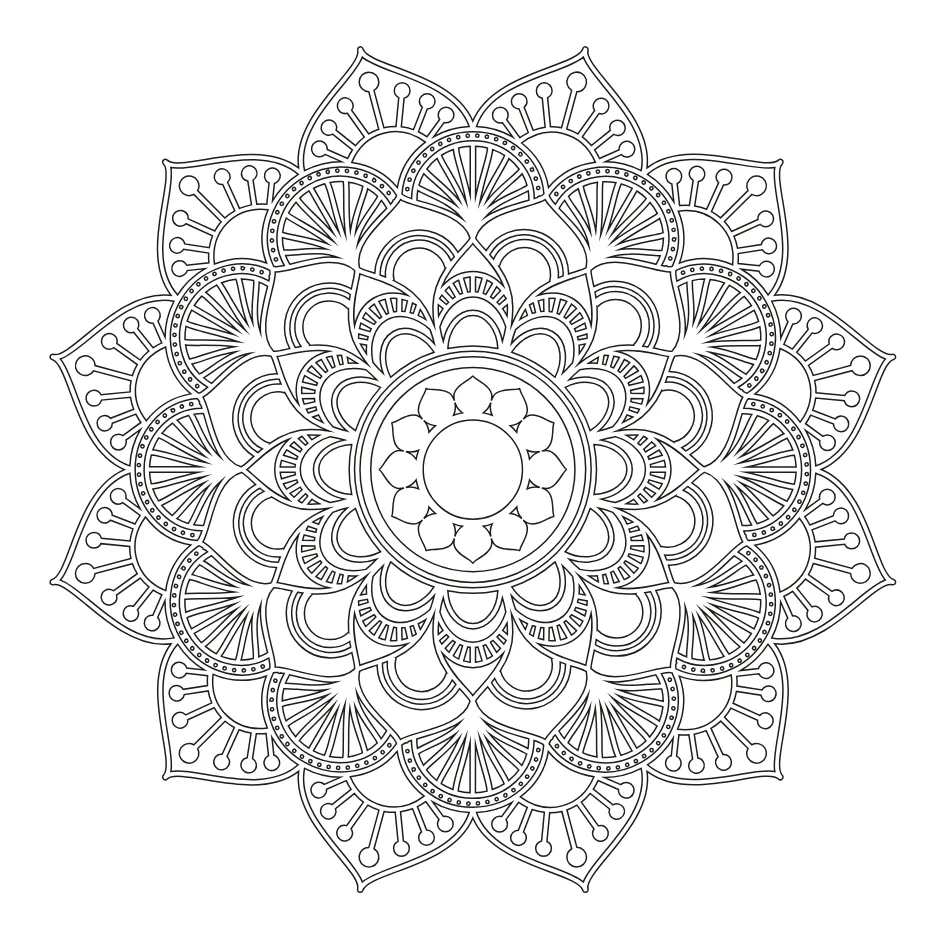 Mandala Coloring Page 40 coloring page