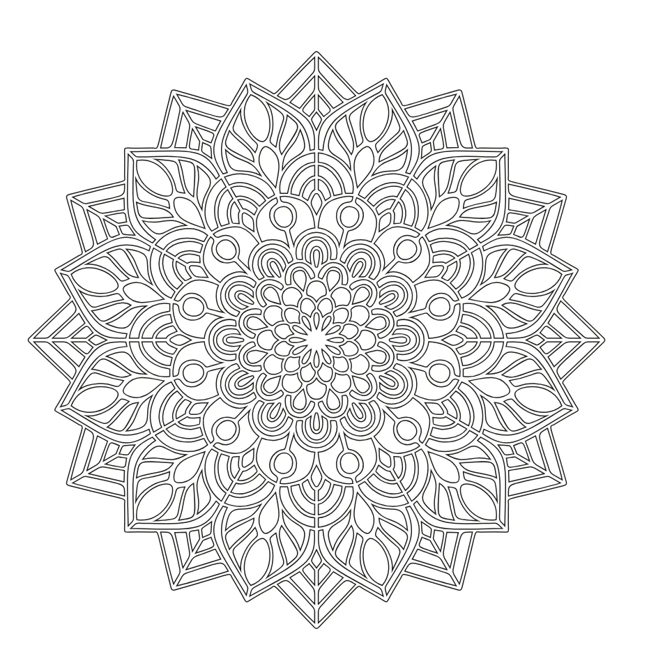 Mandala Coloring Page 43 coloring page