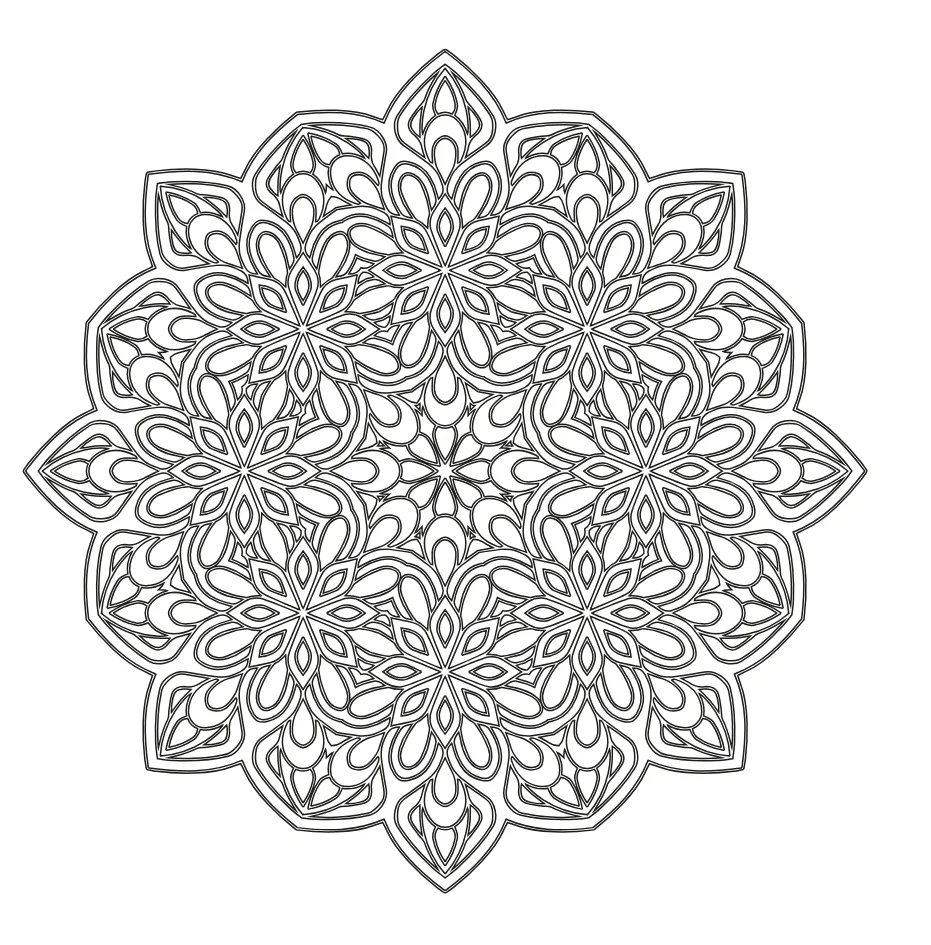 Mandala Coloring Page 45 coloring page