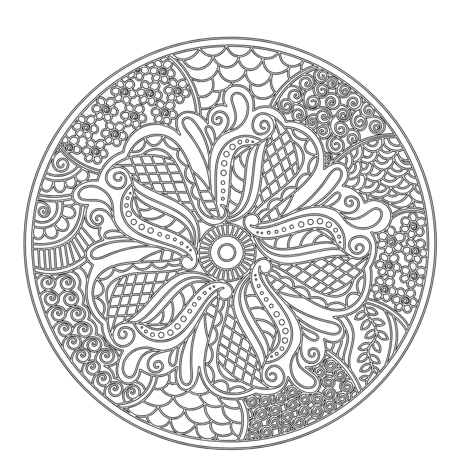Mandala Coloring Page 46 printable