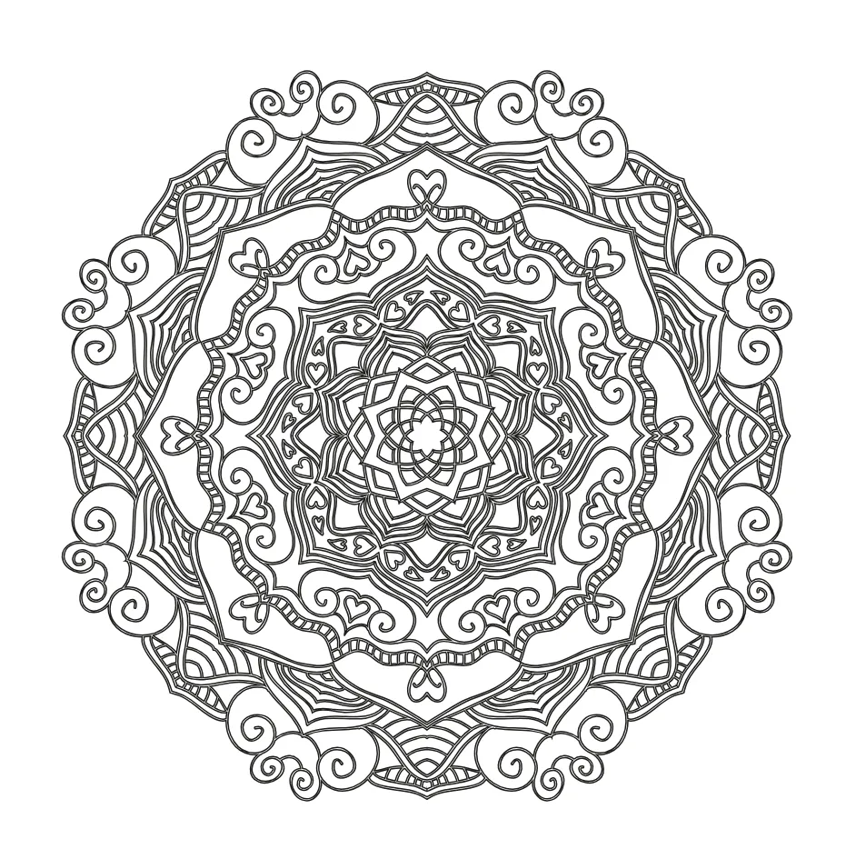 Mandala Coloring Page 47 printable