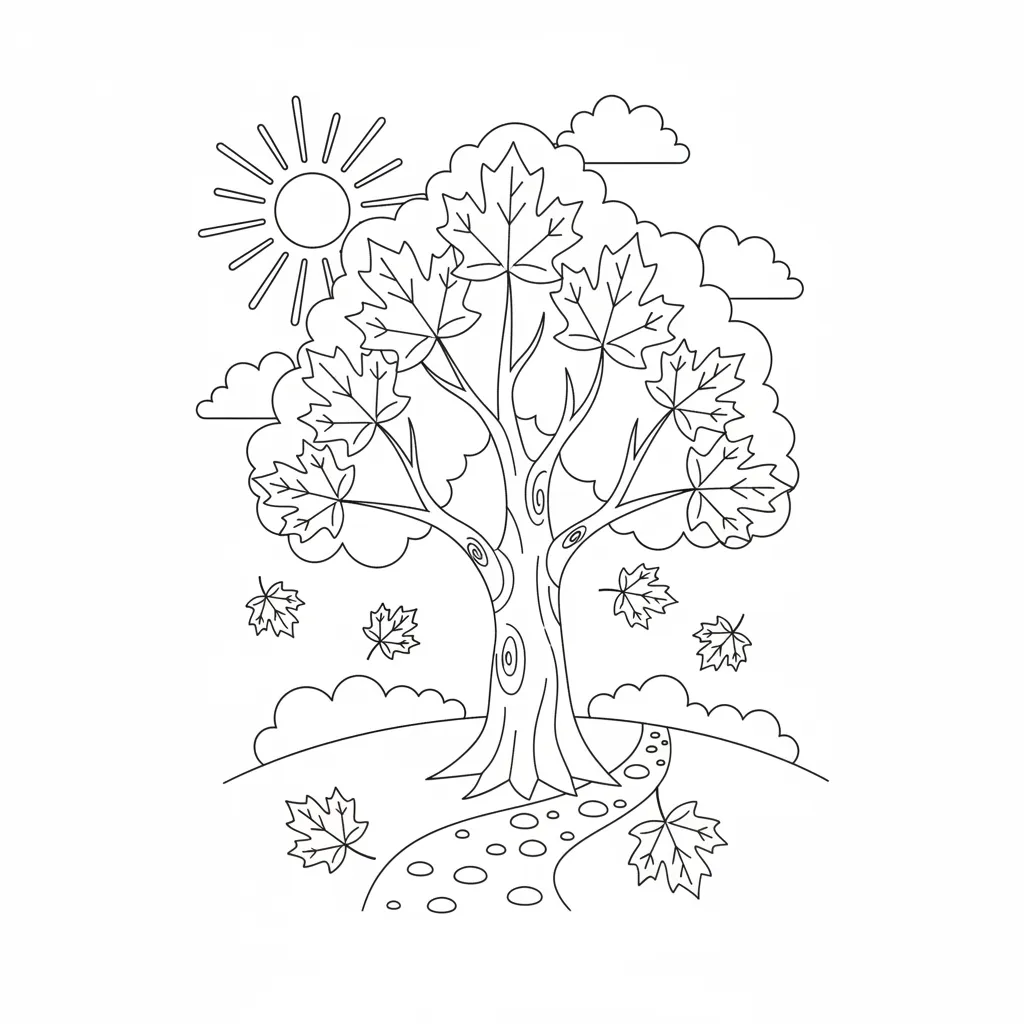 Maple Tree printable