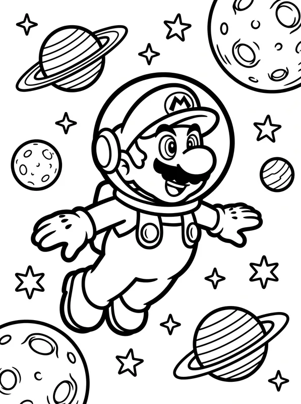 Mario Galaxy 2 printable