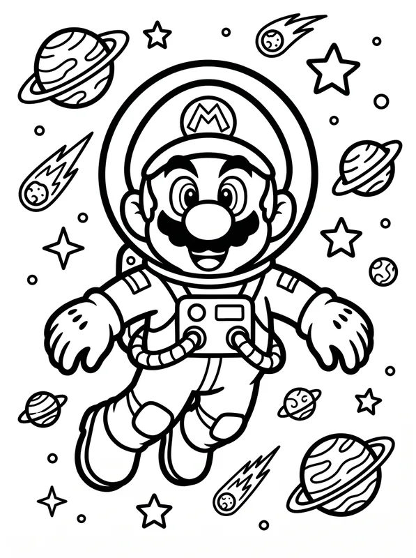 Mario Galaxy printable