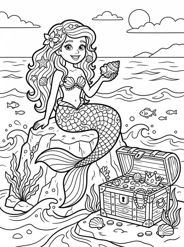 Mermaid printable
