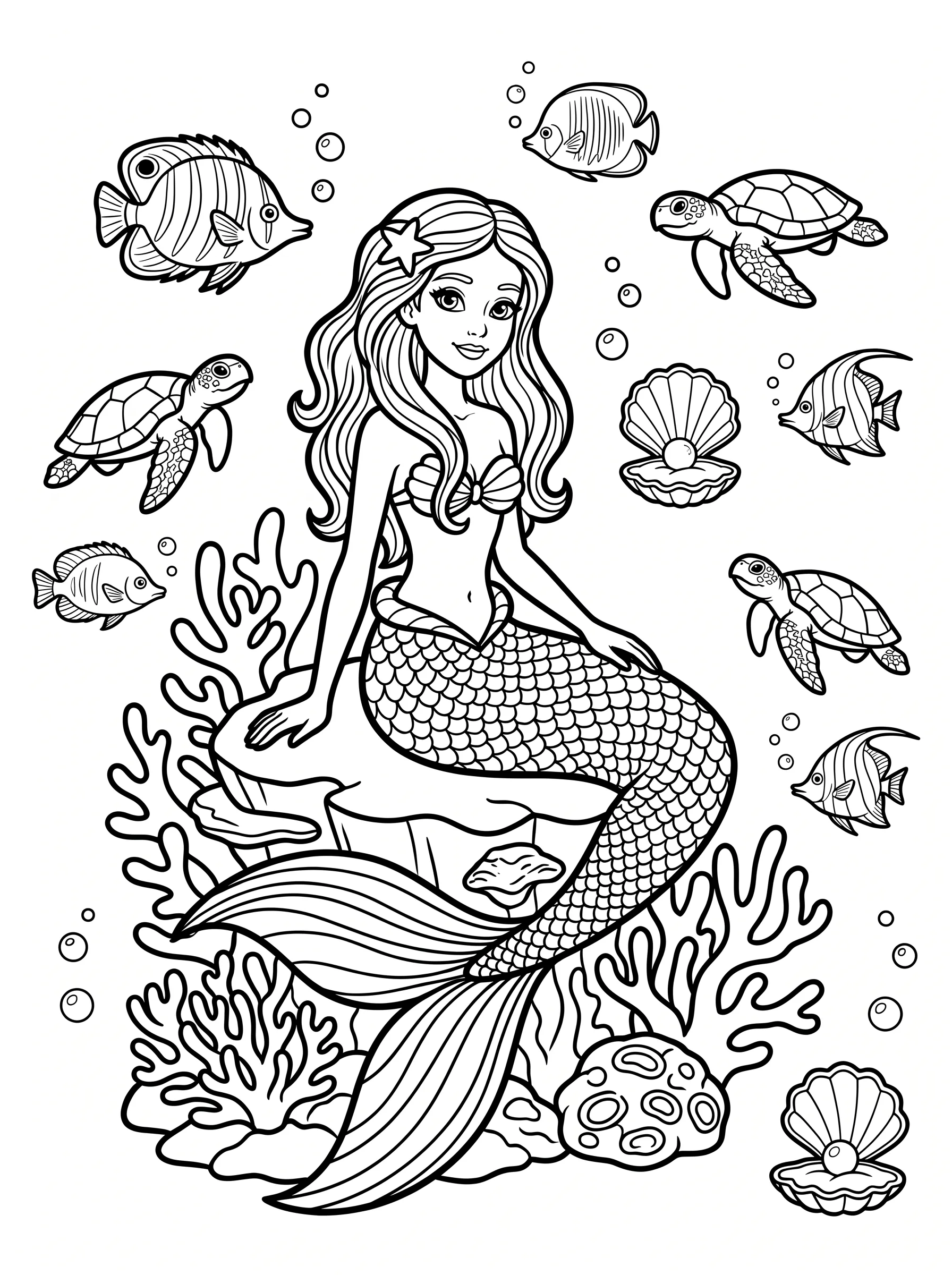Mermaid Ocean printable