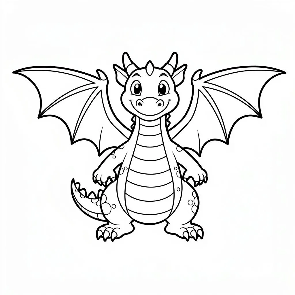 Mighty Dragon printable