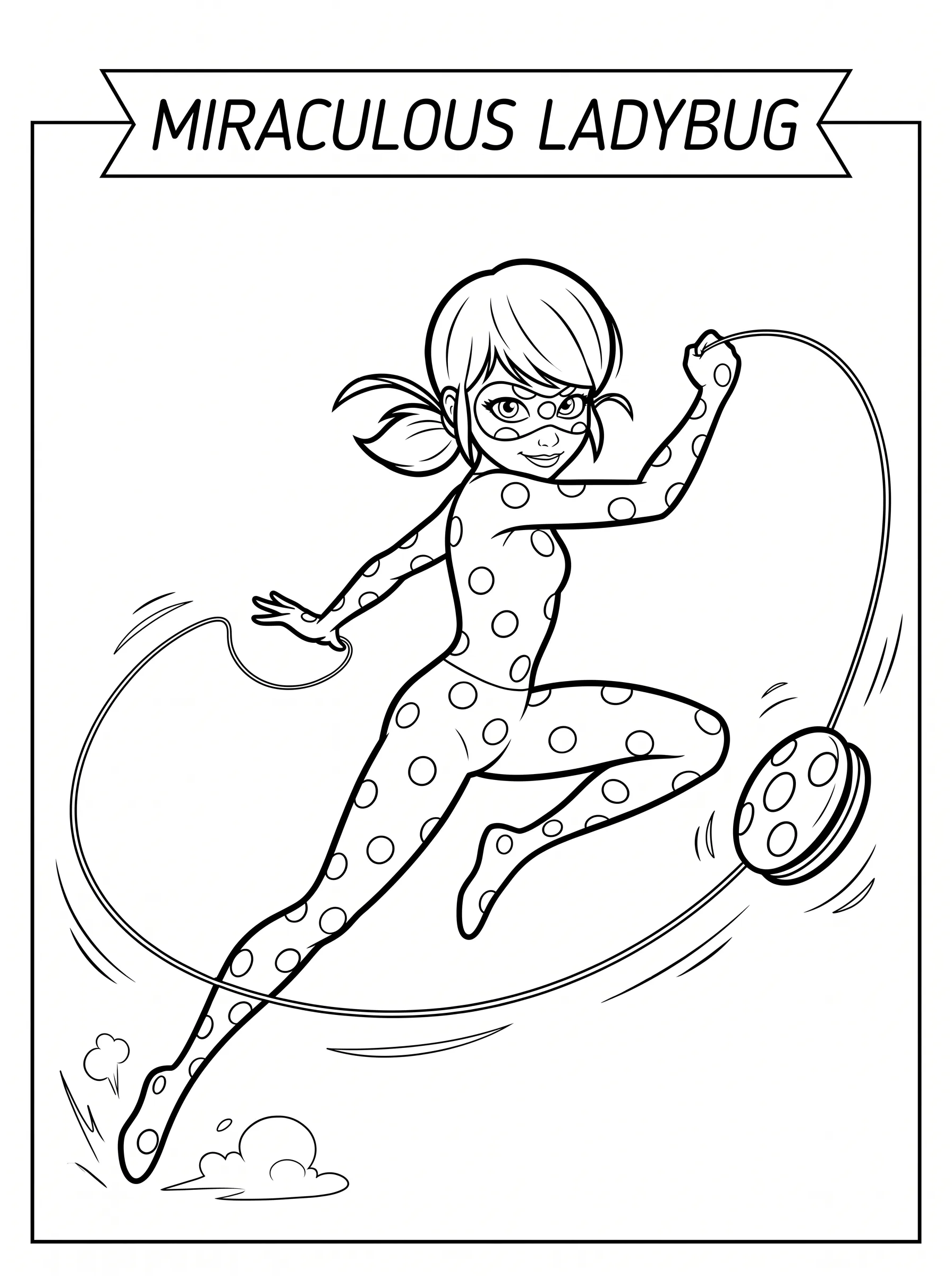 Miraculous Ladybug Coloring Page coloring page
