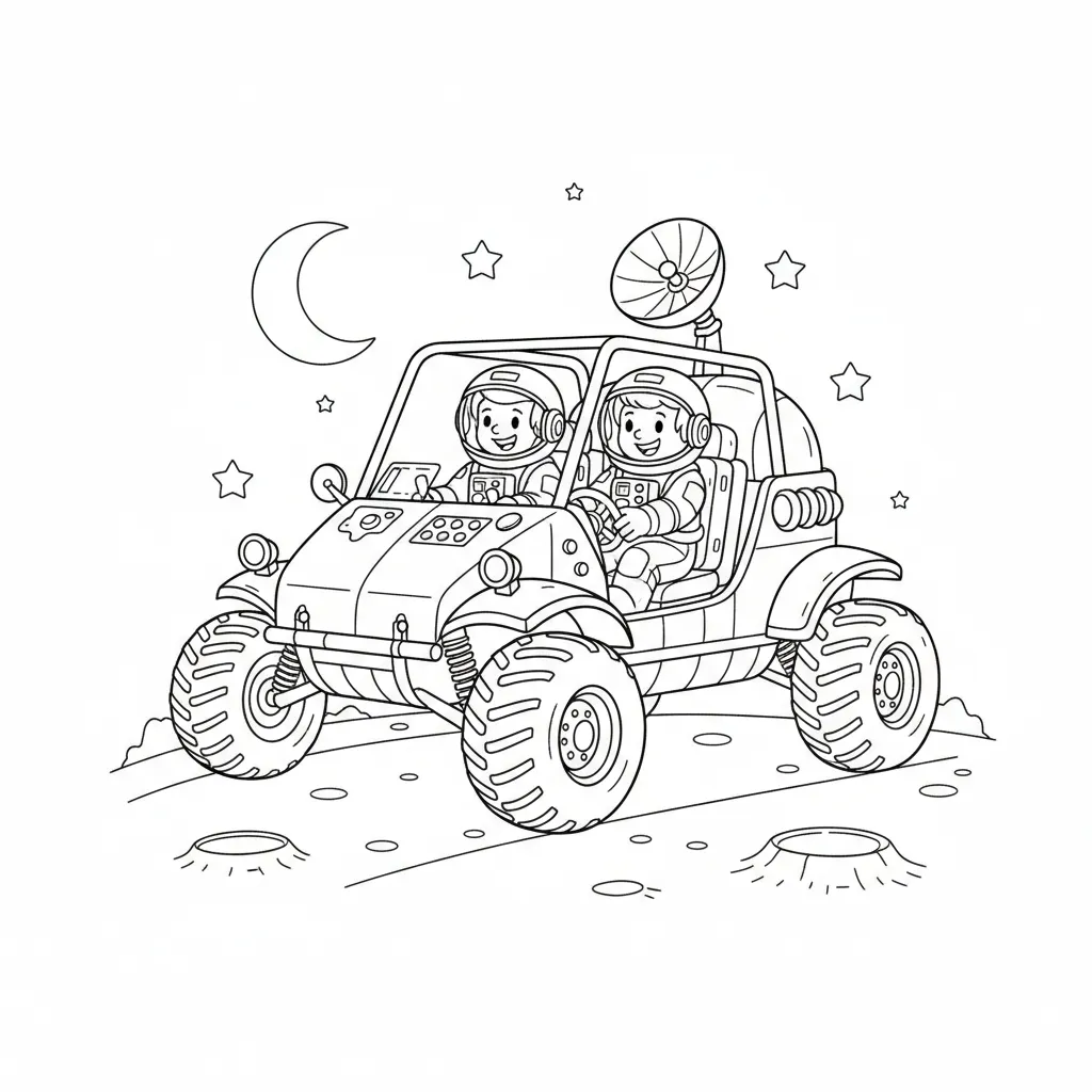 Moon Buggy printable