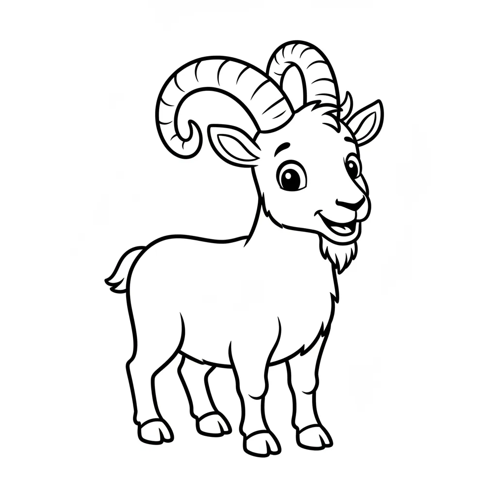 Mountain Goat printable