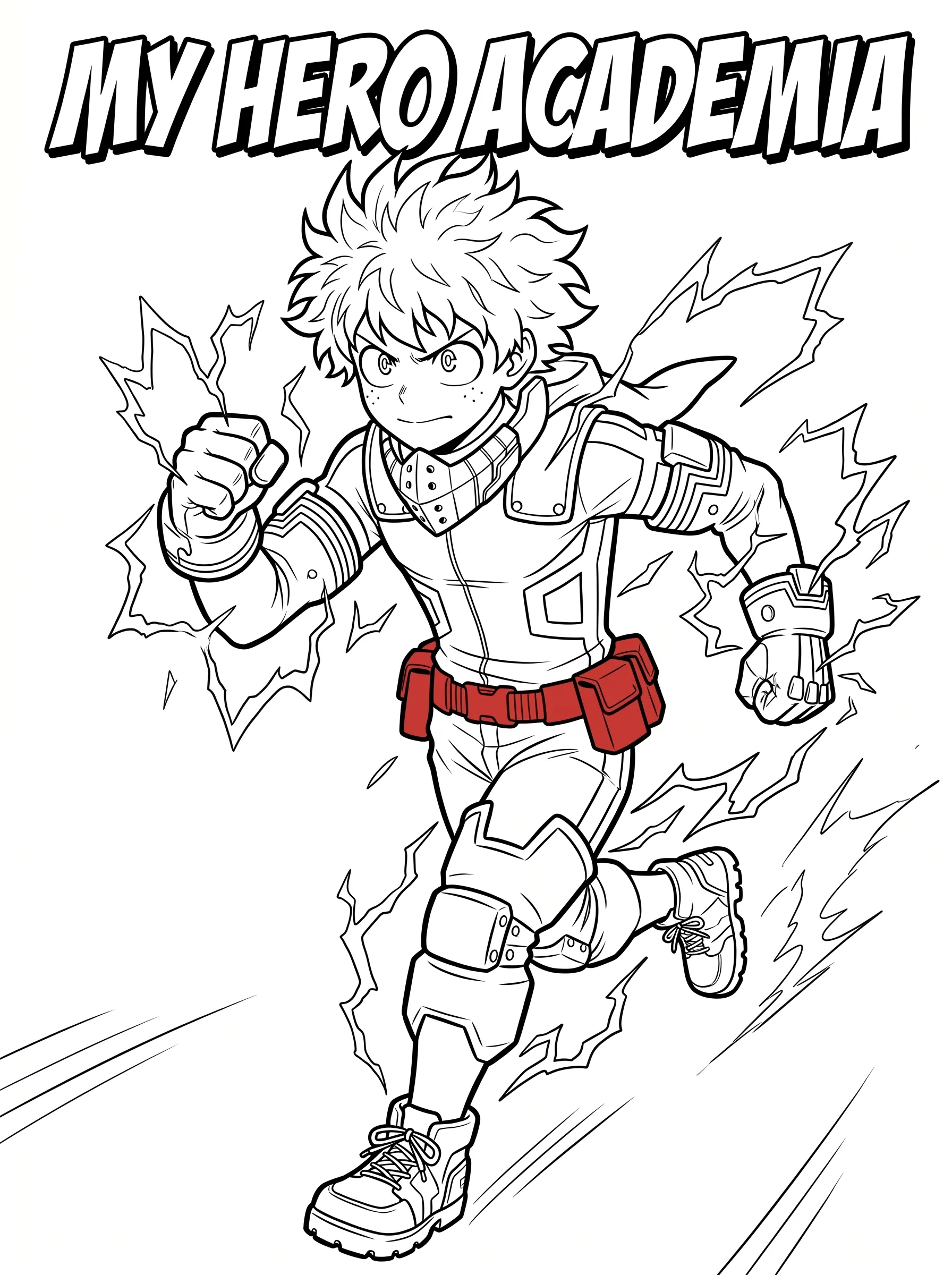 My Hero Academia Coloring Page coloring page