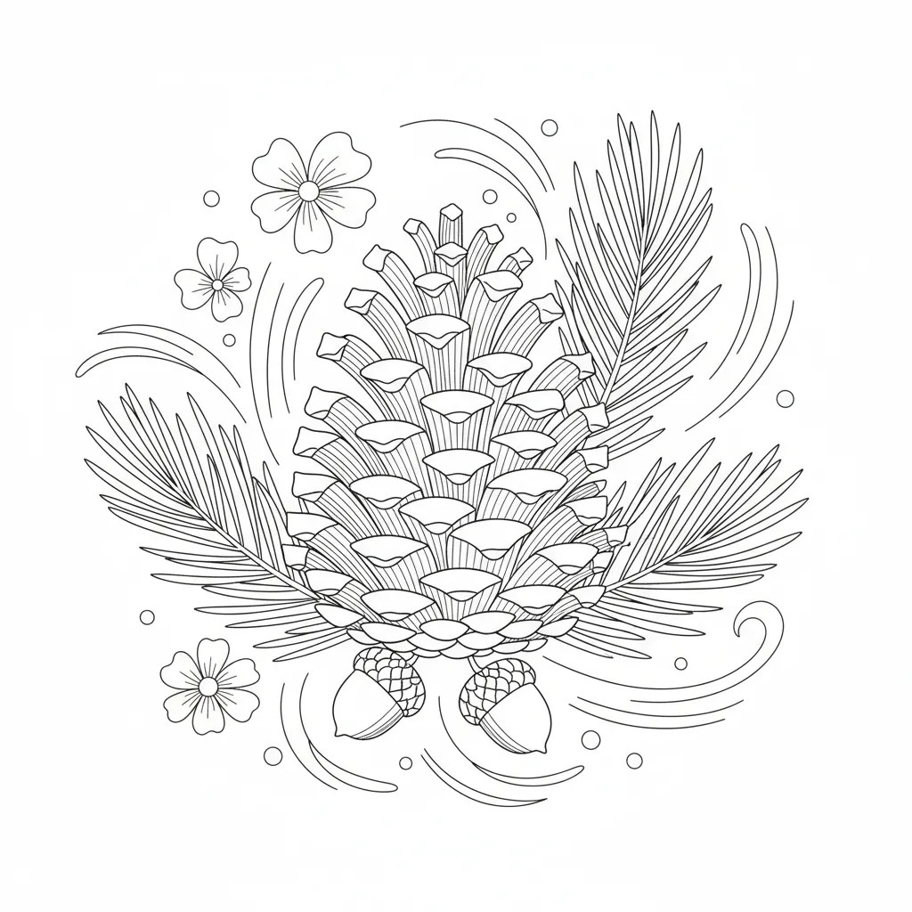 Pine Cone printable