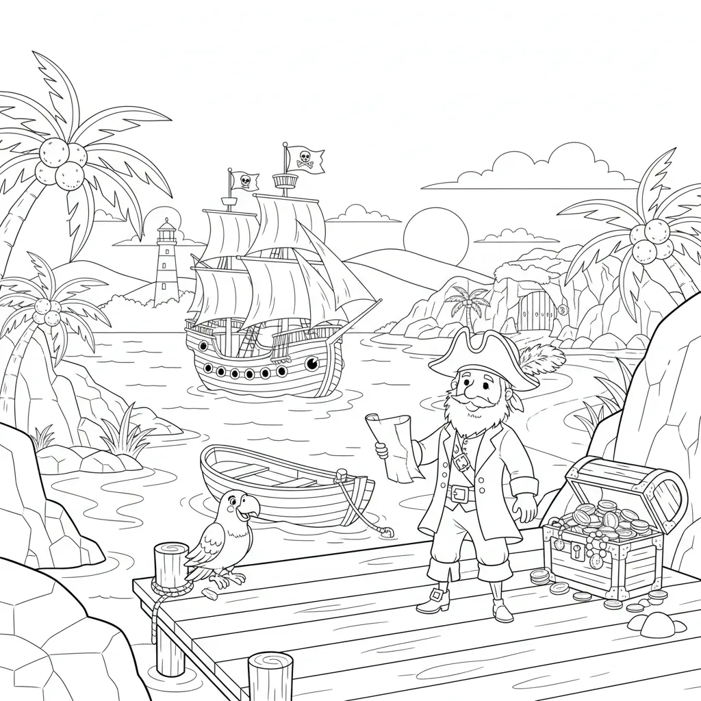Pirate Cove printable