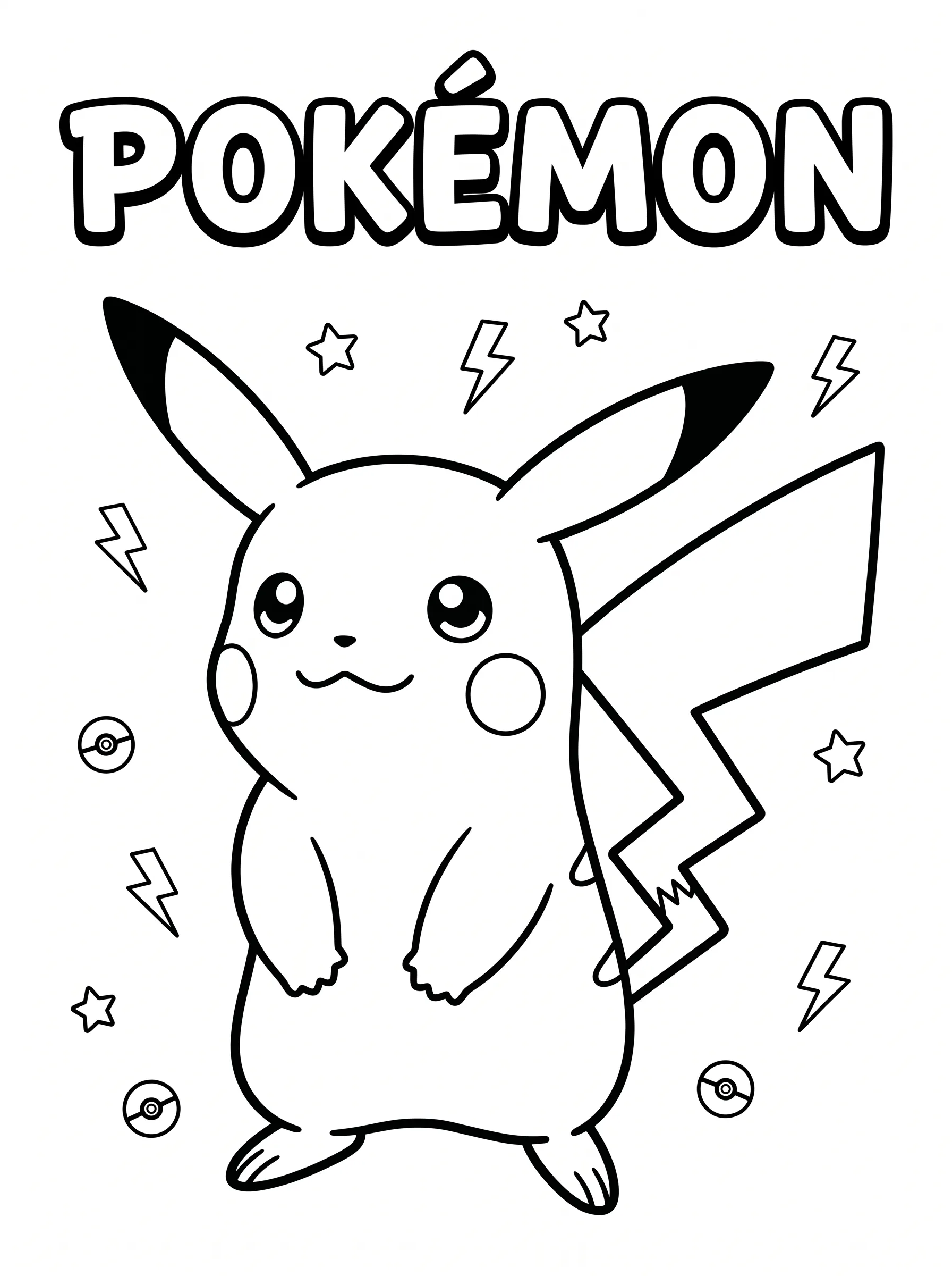 Pokémon Coloring Page coloring page