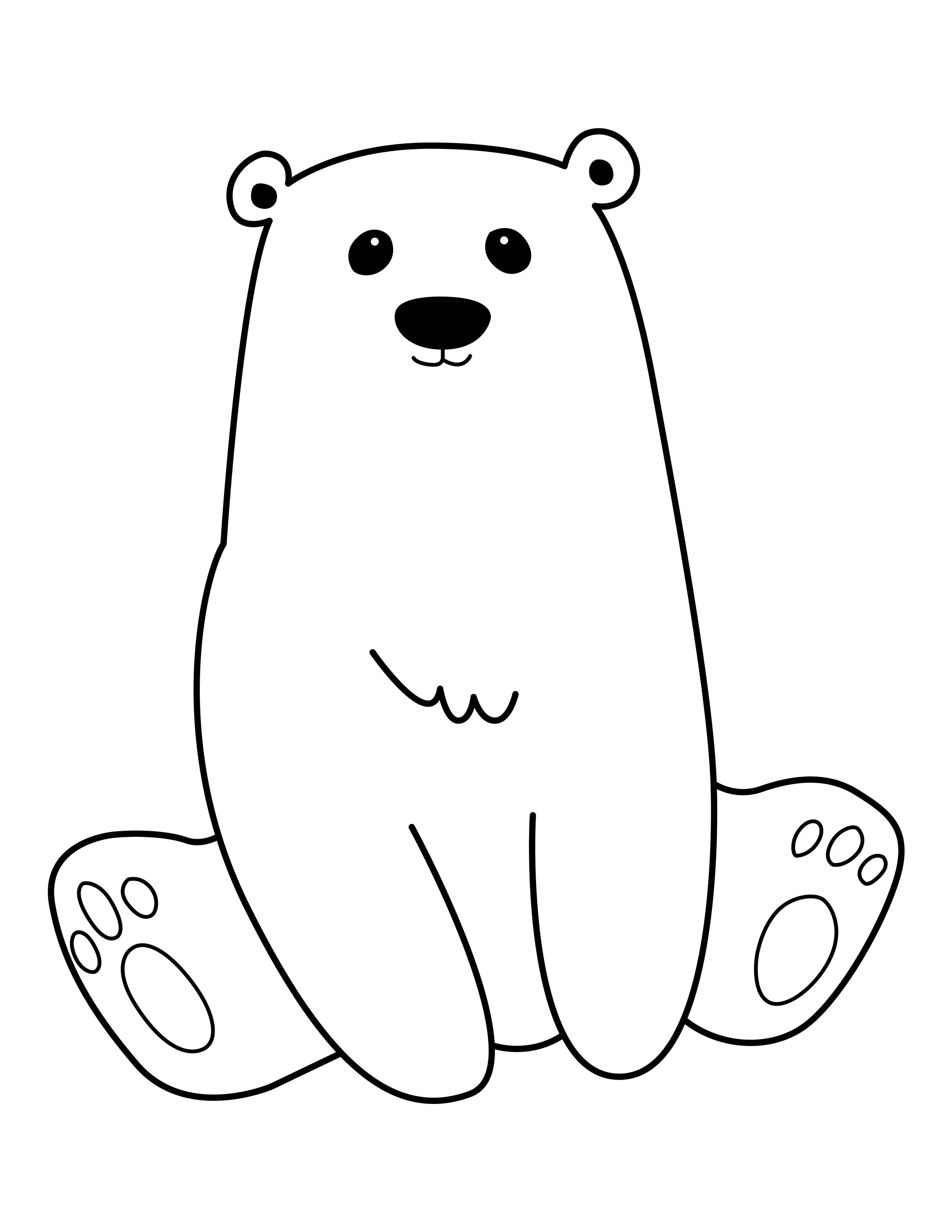 Polar Bear printable