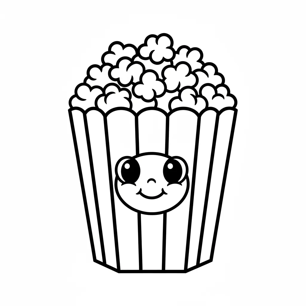 Popcorn Box printable