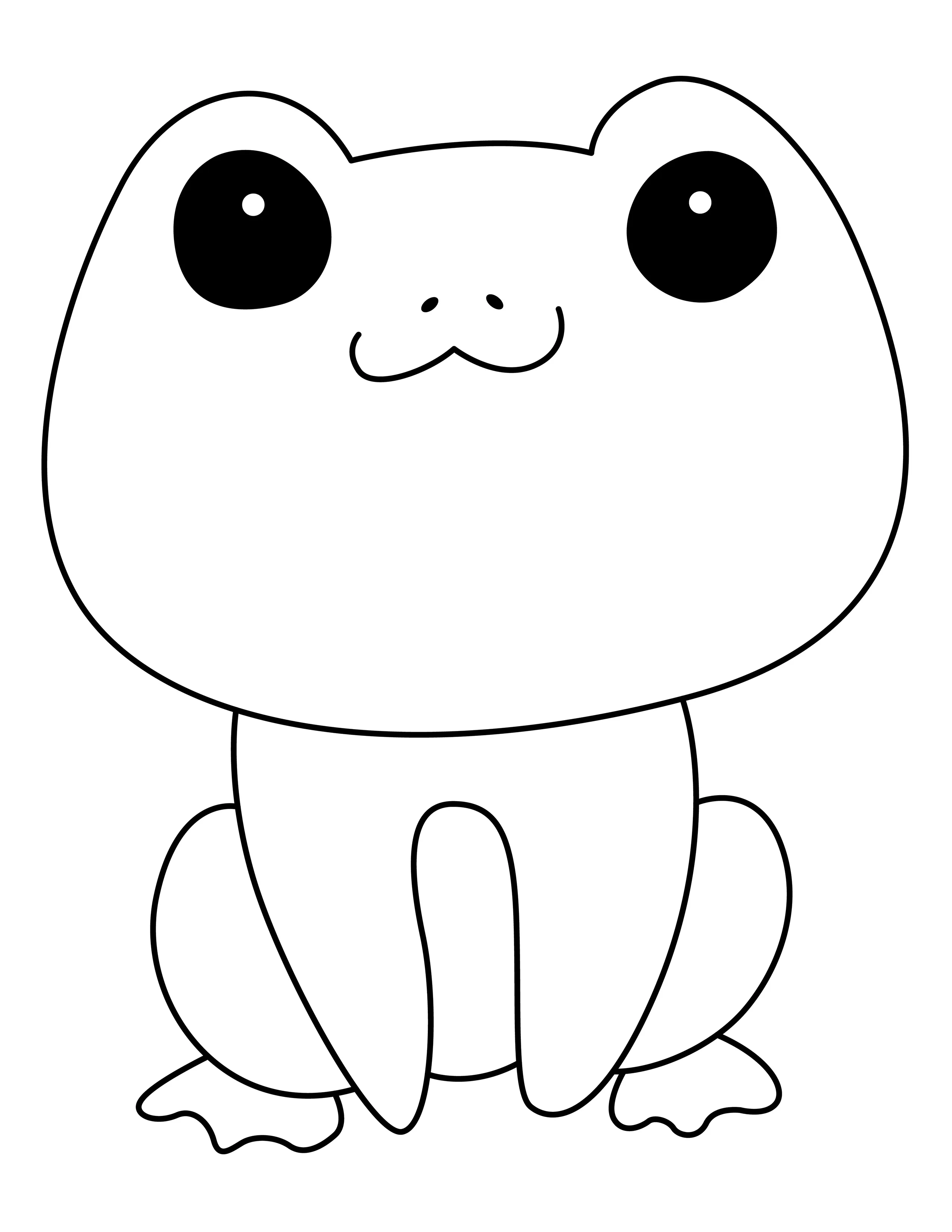 Frog printable