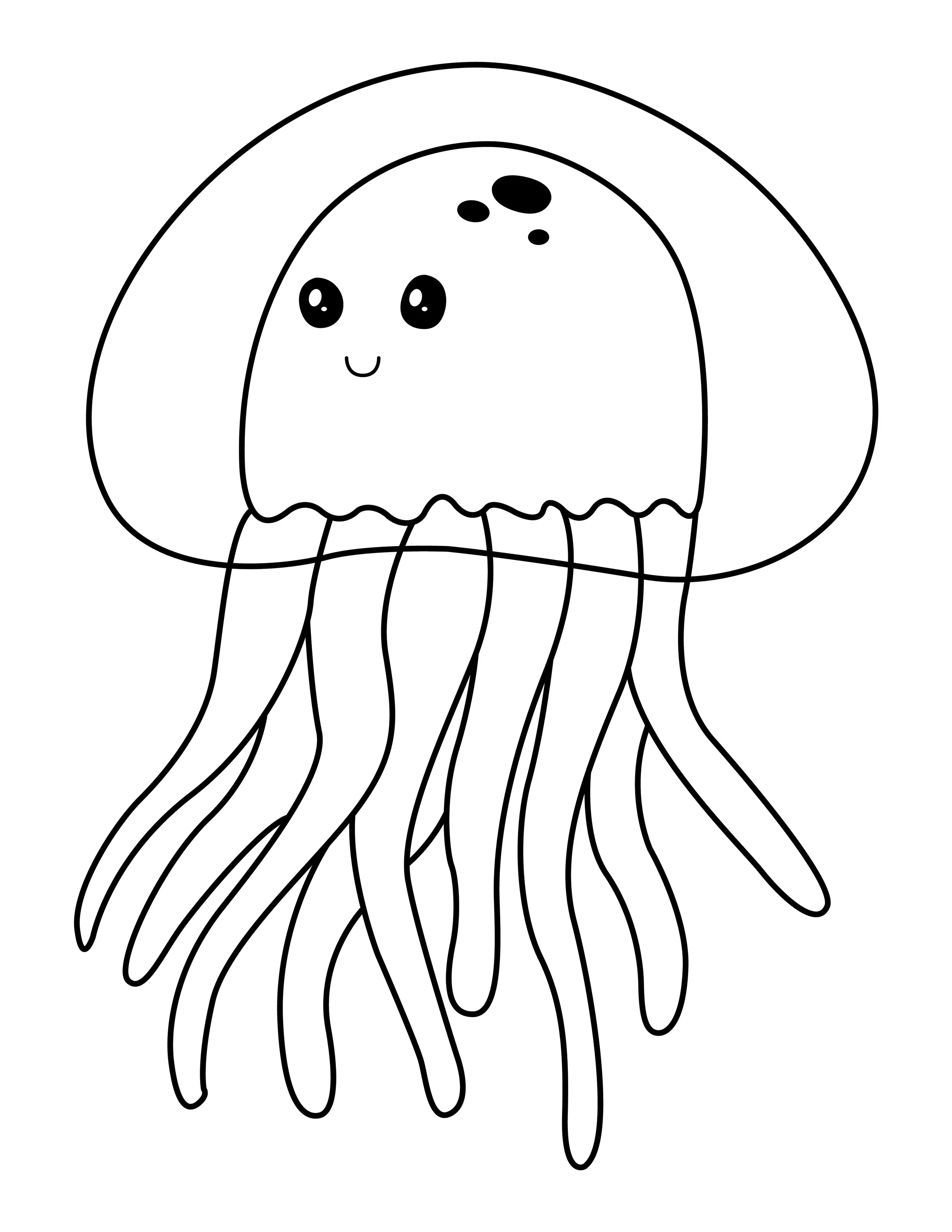 Jellyfish printable