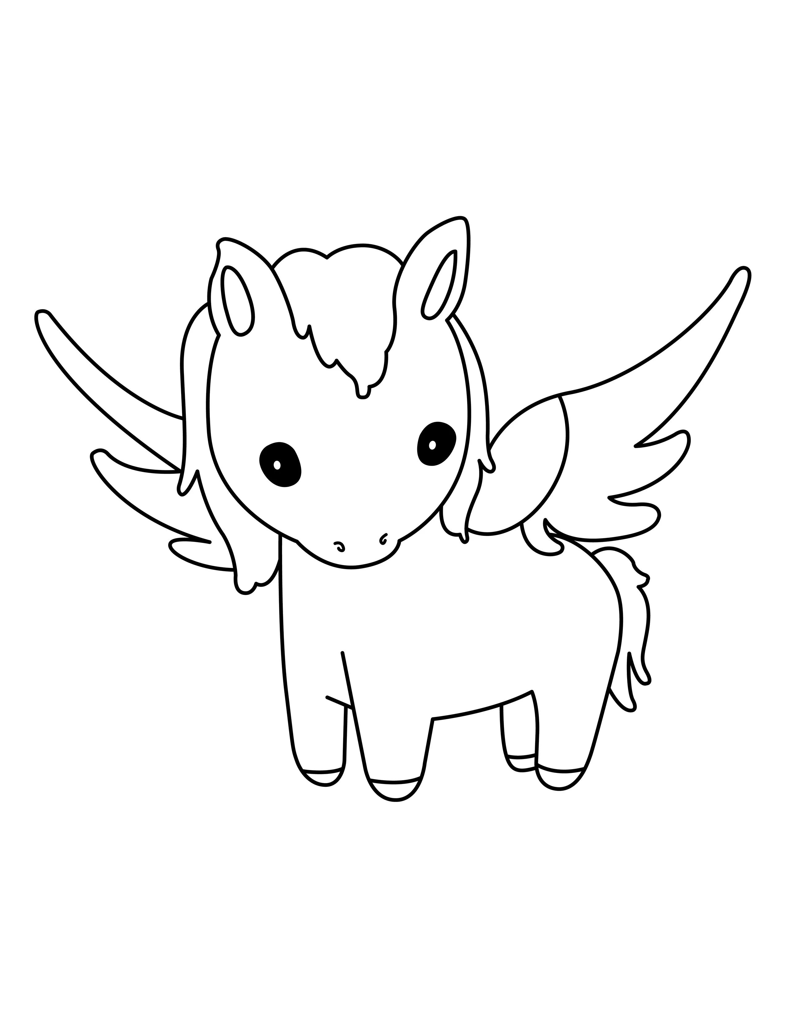 Pegasus printable