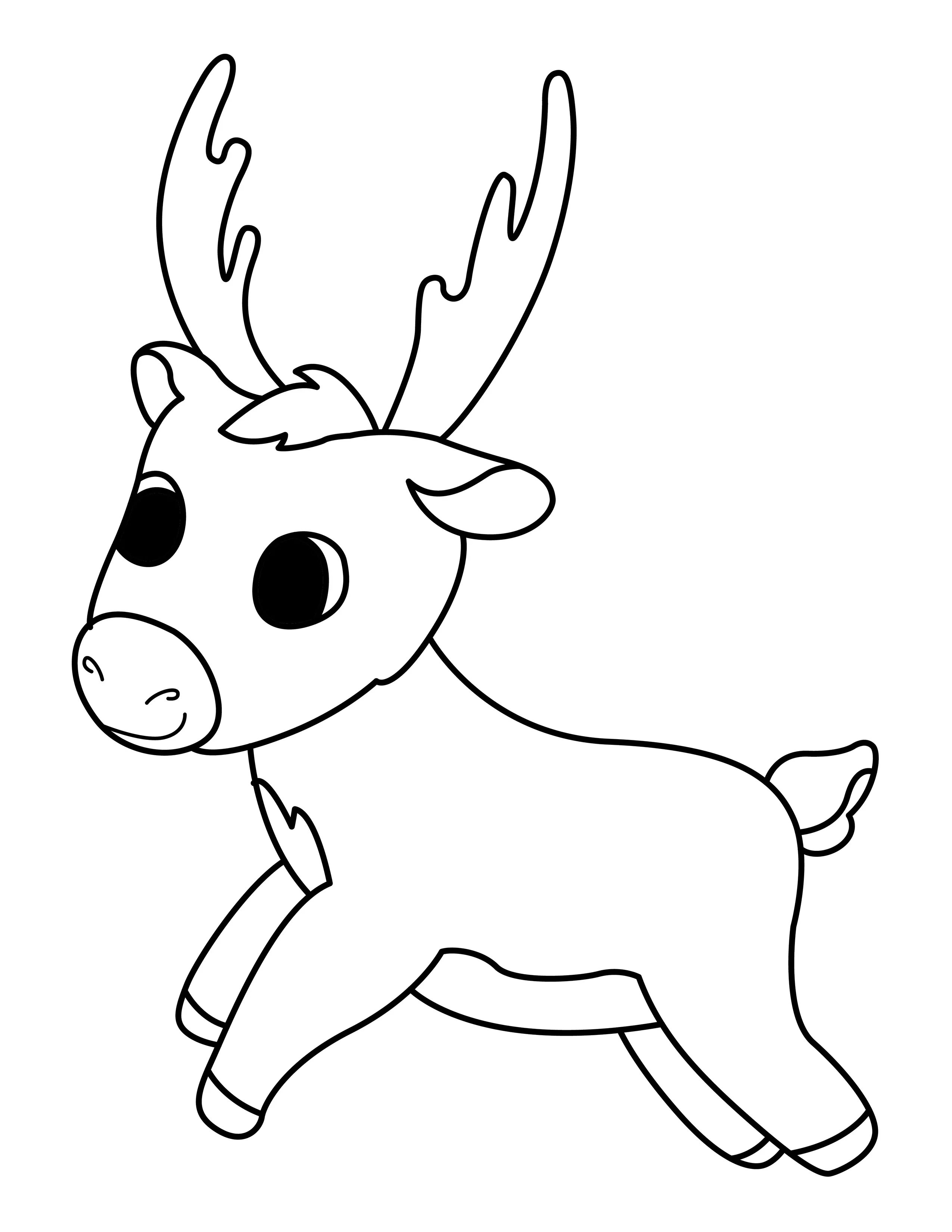 Reindeer printable