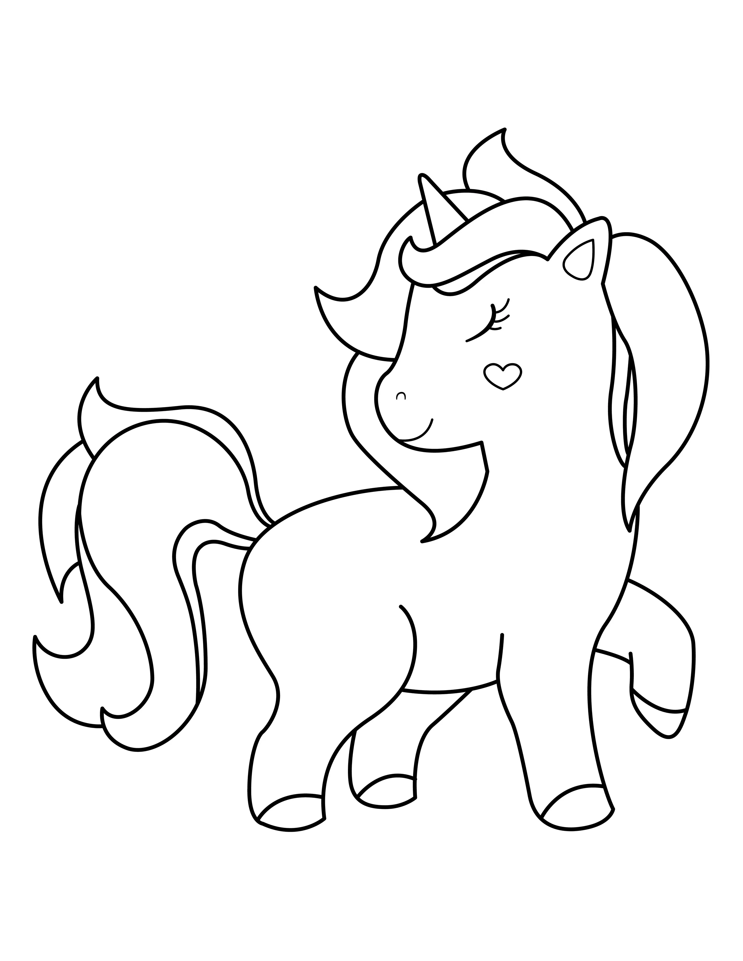 Unicorn printable