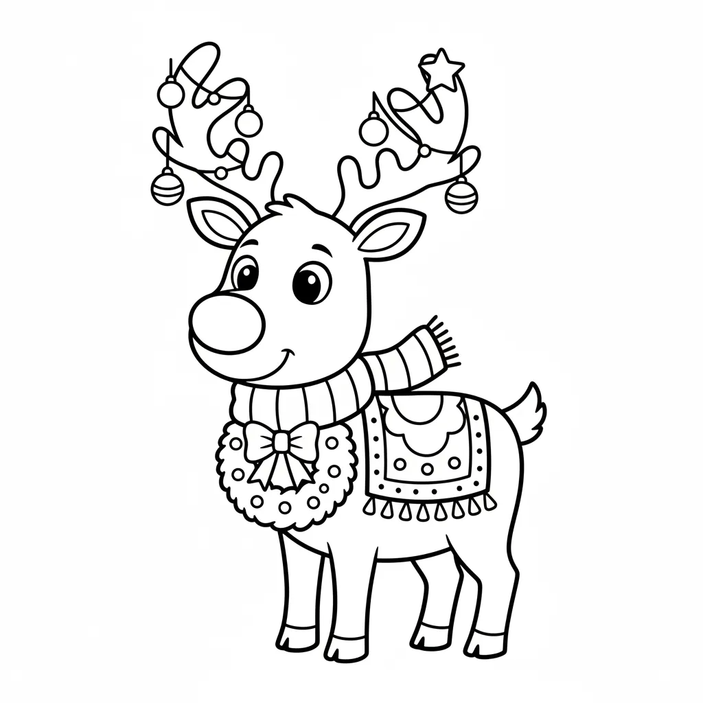 Reindeer printable