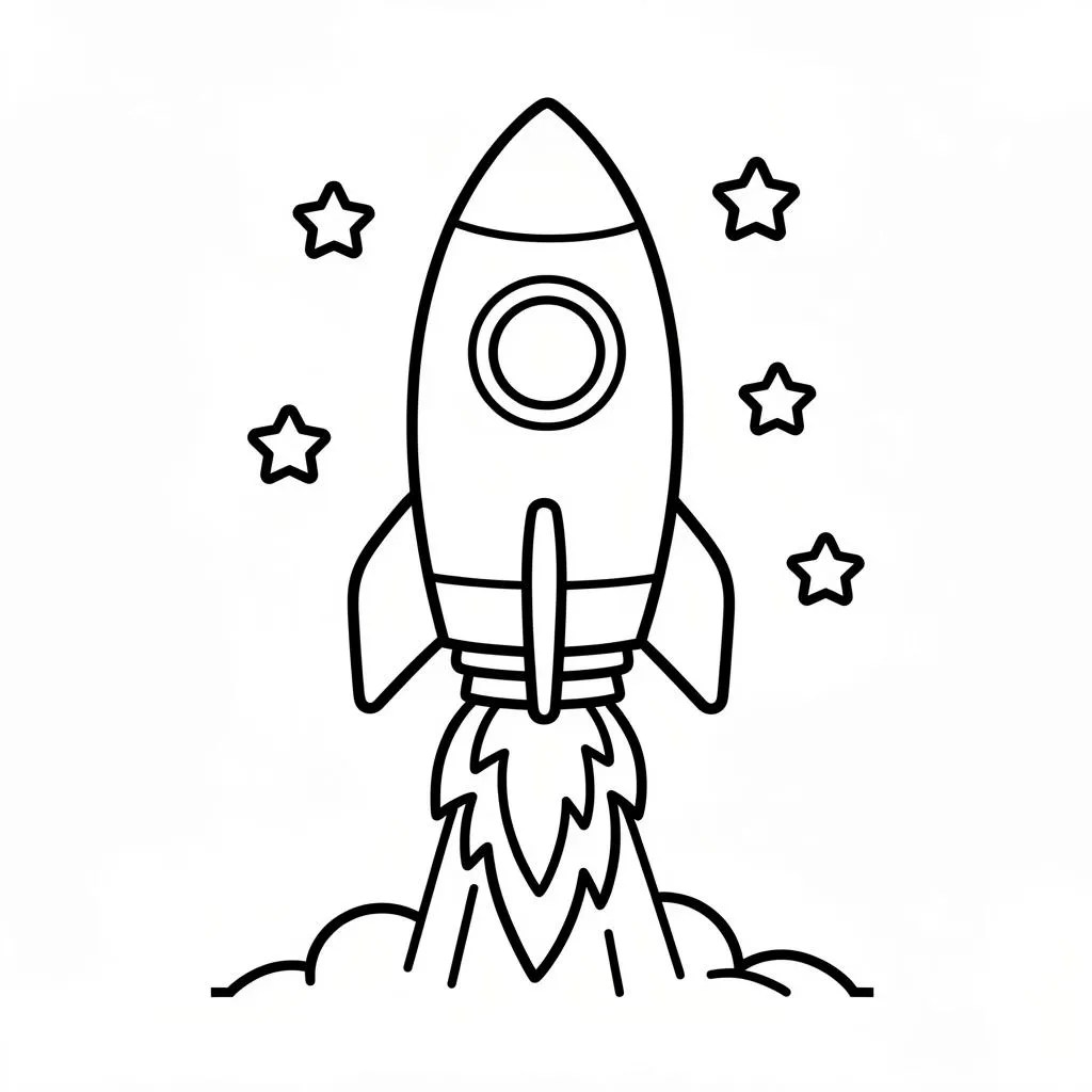 Rocket Ship printable