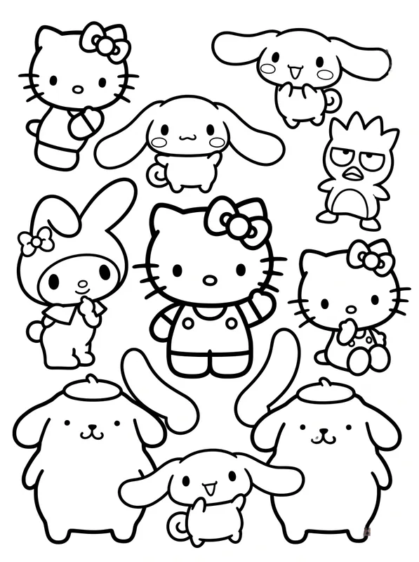 Sanrio Characters printable