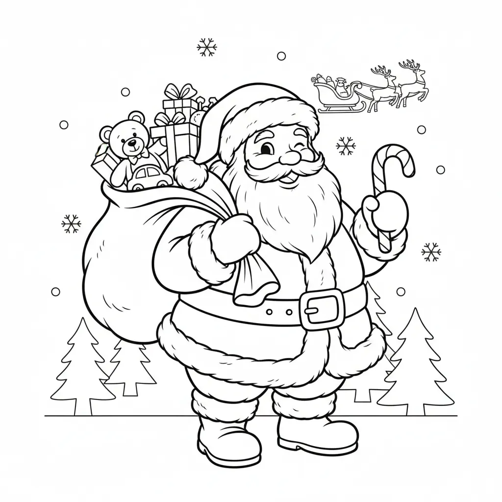 Santa Claus printable
