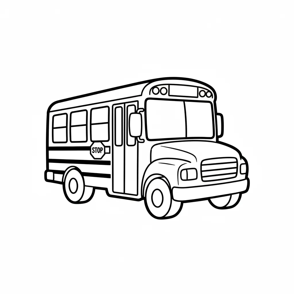 School Bus printable
