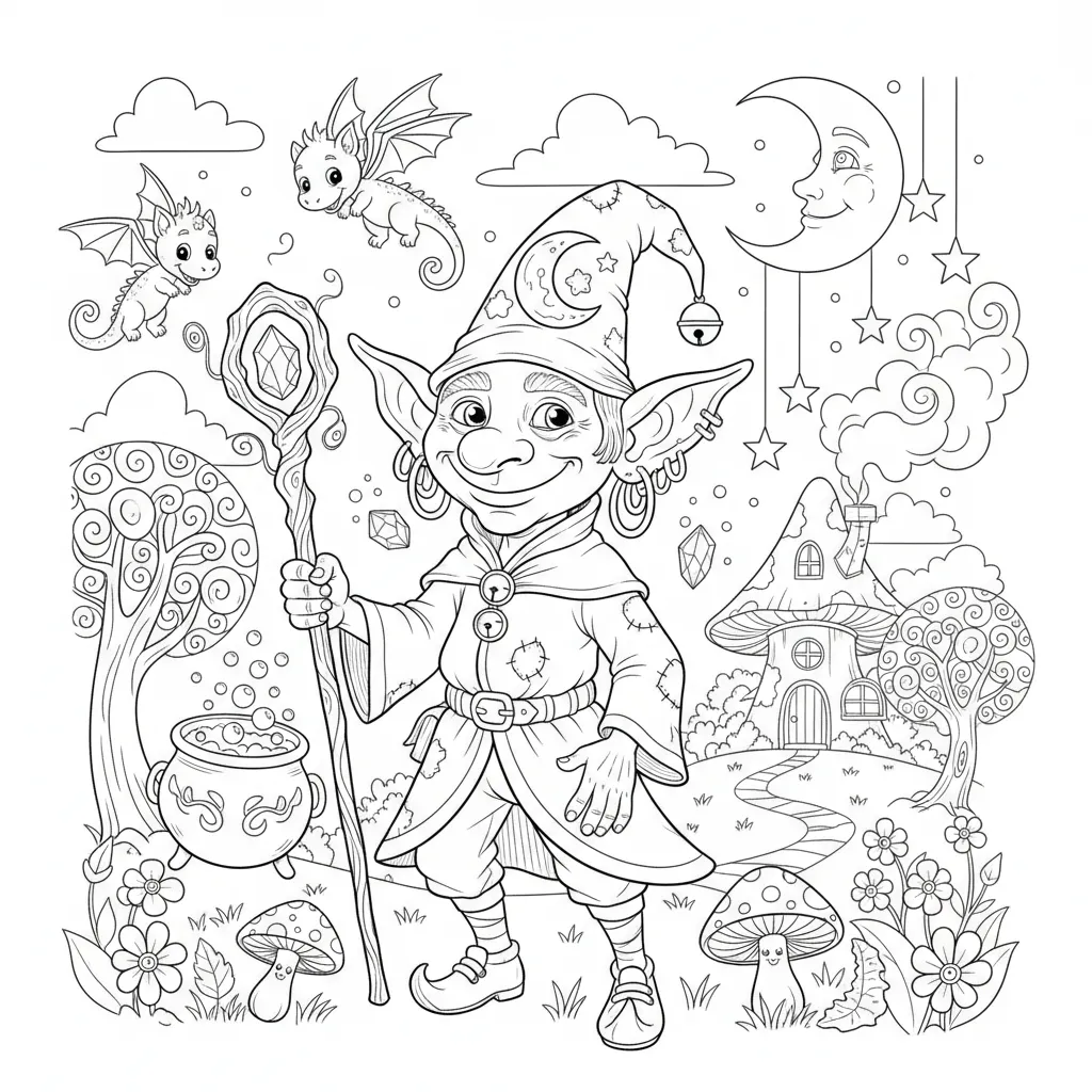 Silly Goblin printable