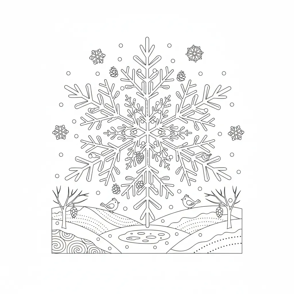 Snowflake printable