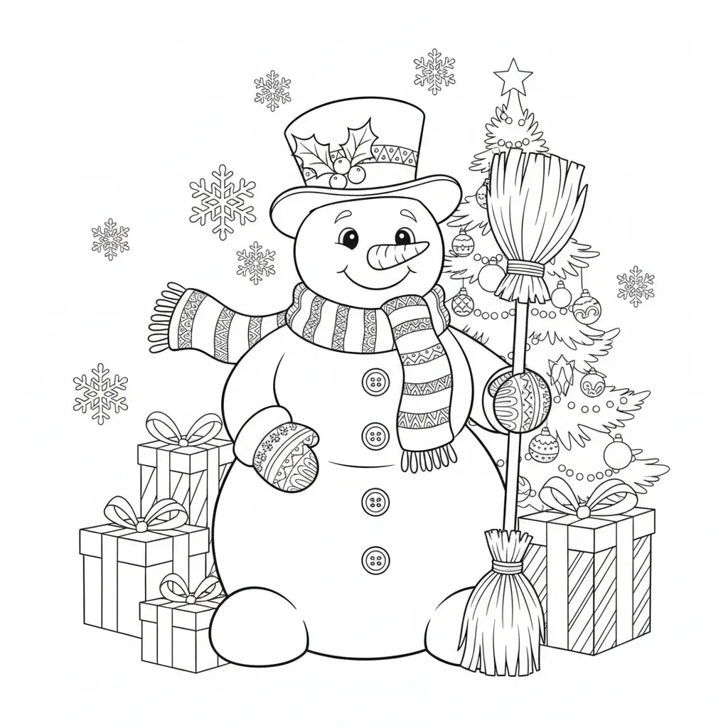 Snowman printable