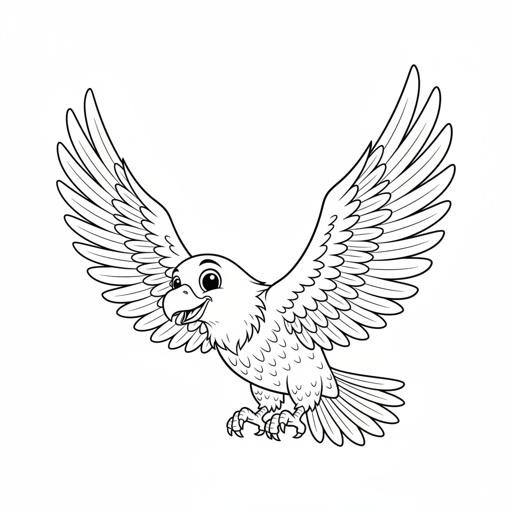 Soaring Eagle coloring page
