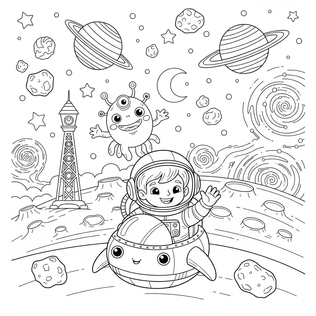 Space Adventure printable