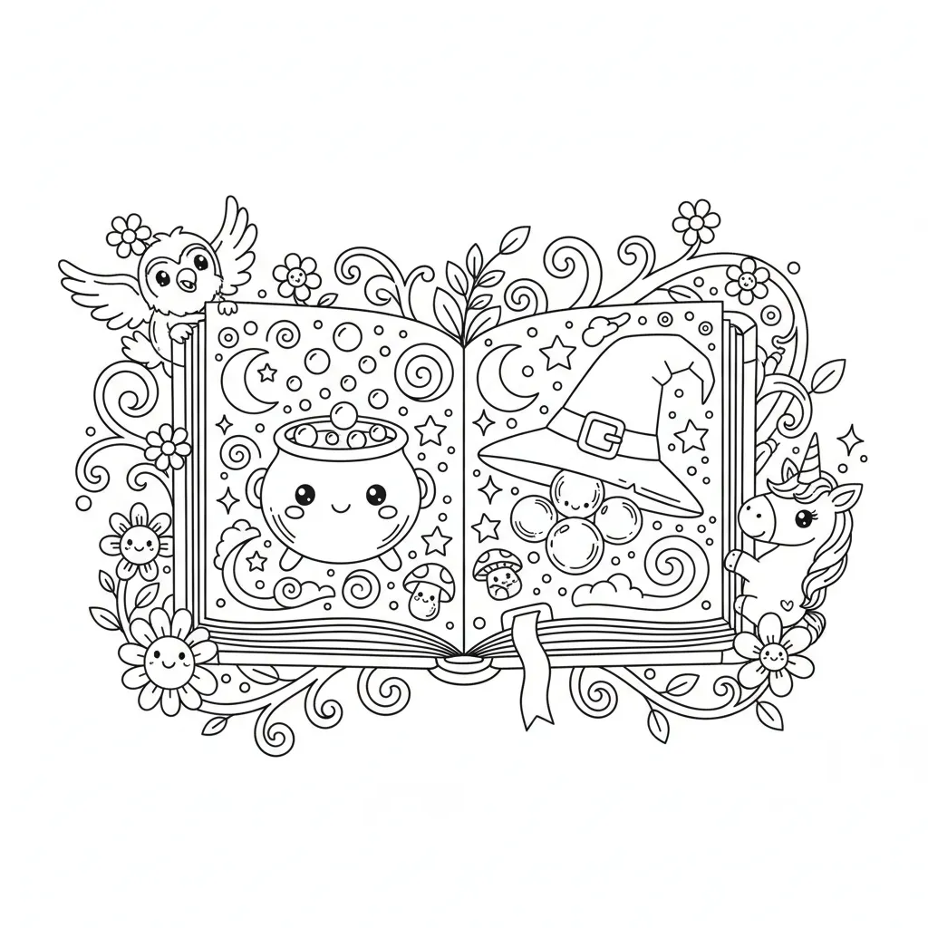 Spell Book printable