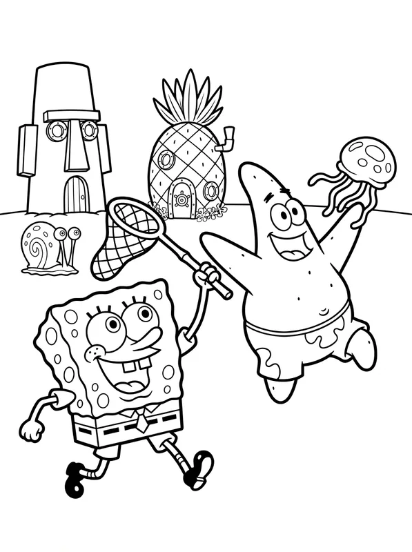 SpongeBob & Friends printable