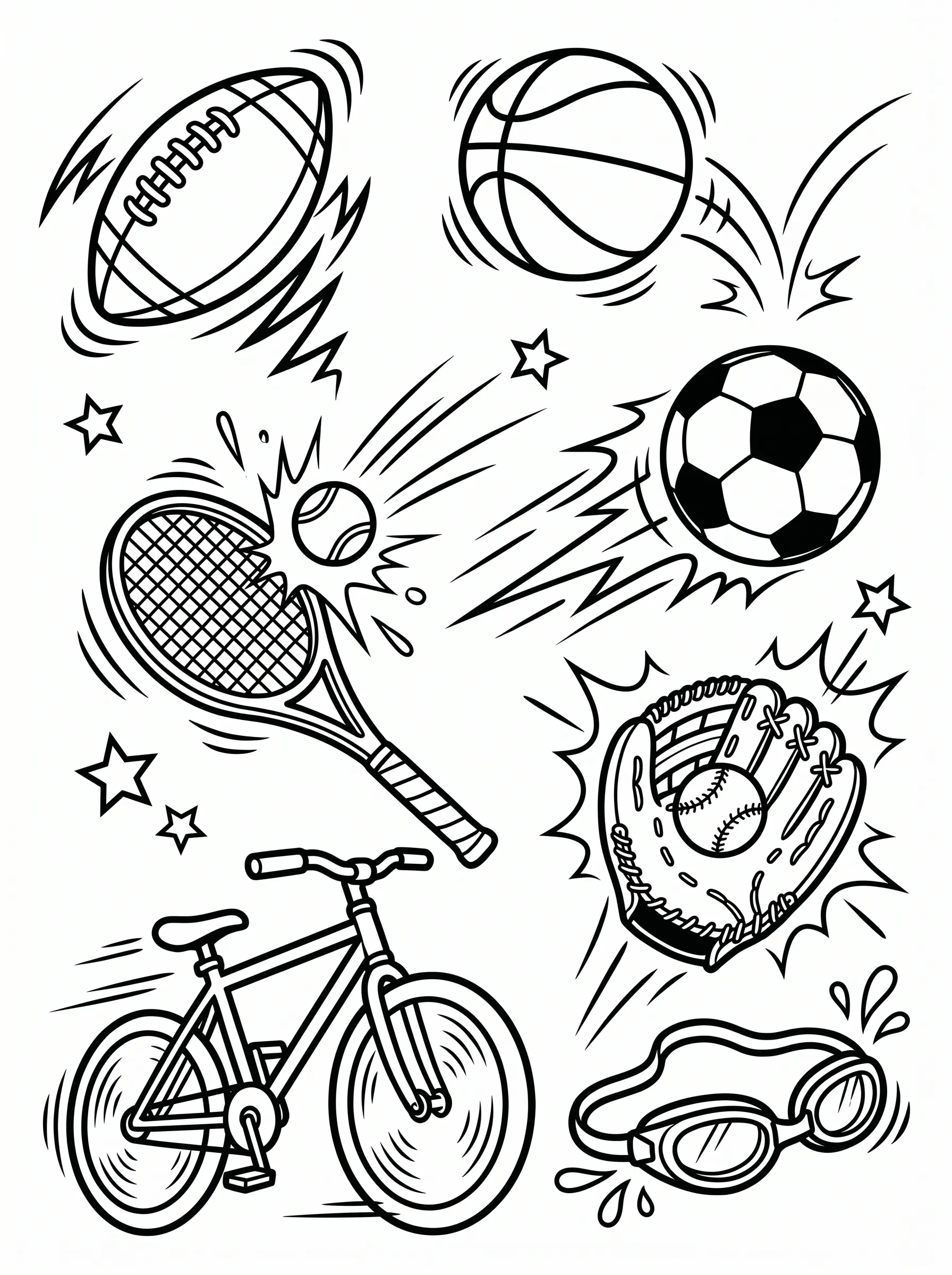 Sports Equipment printable