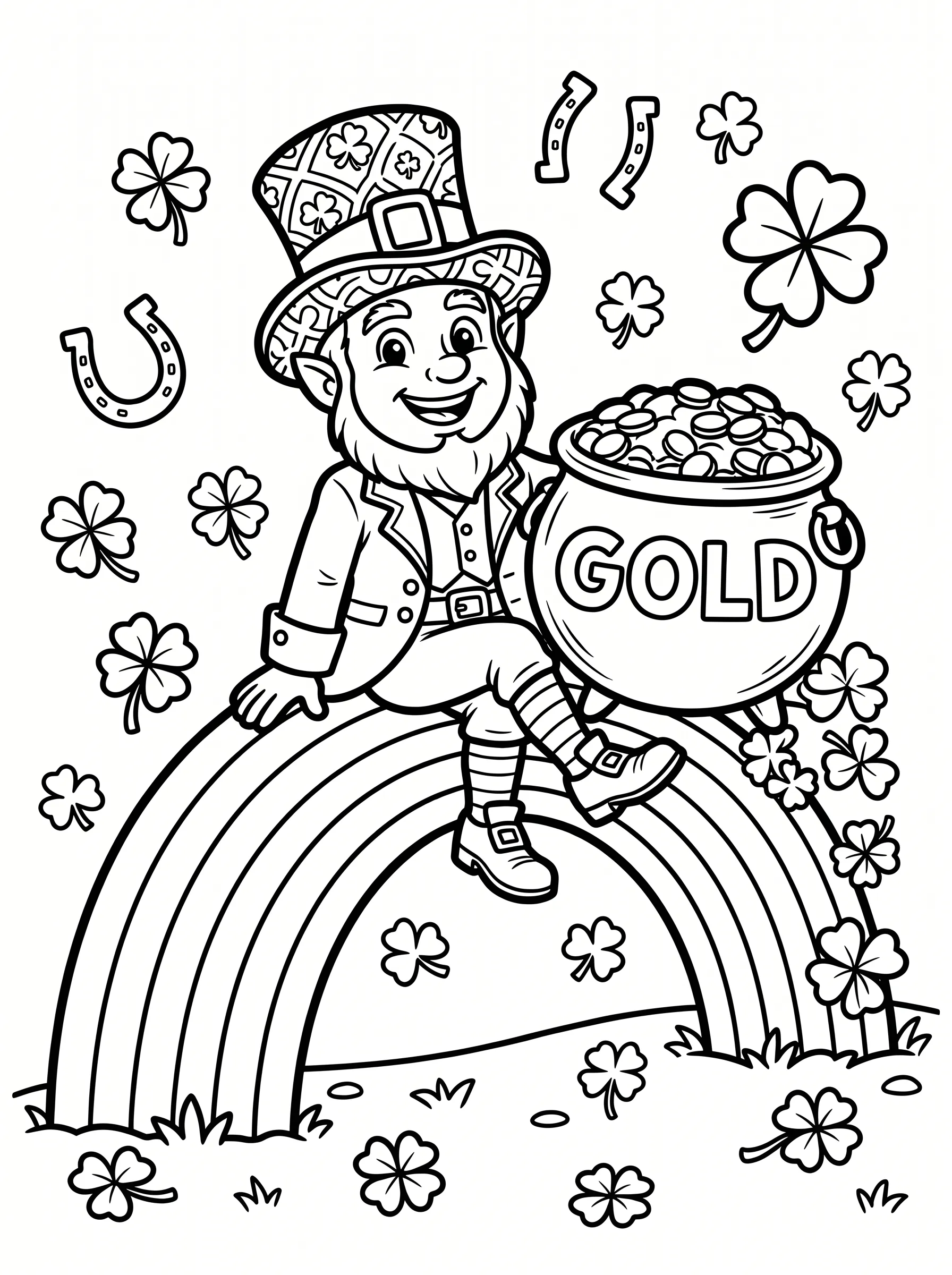 St. Patrick's Day Leprechaun printable