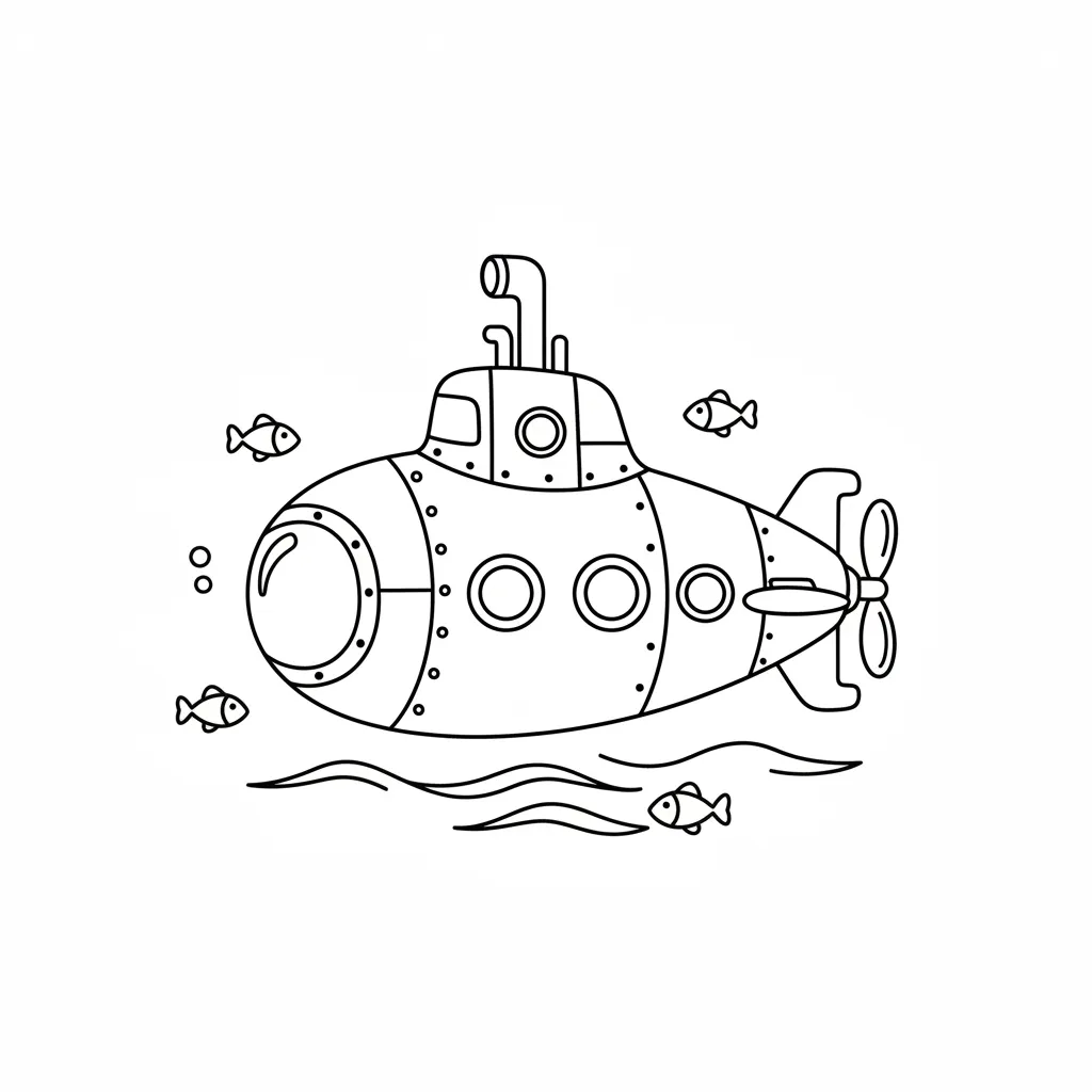 Submarine printable