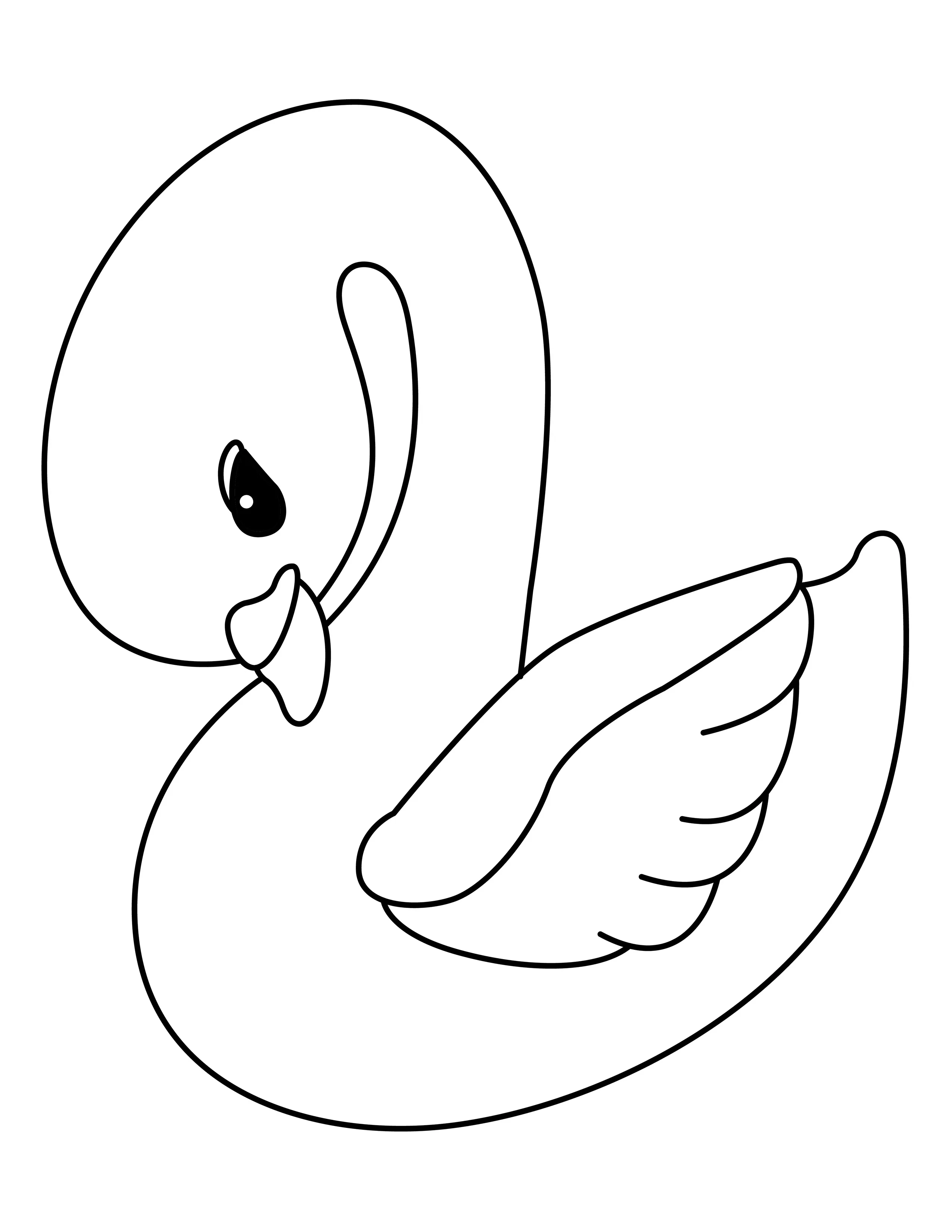Swan printable