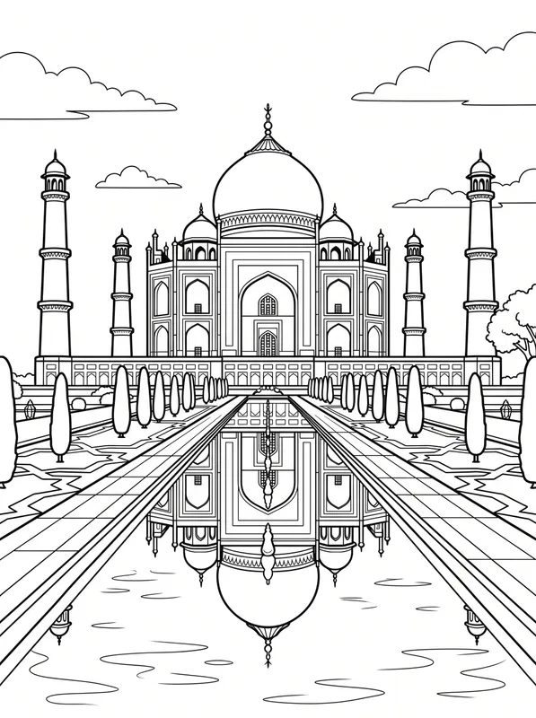 Taj Mahal printable
