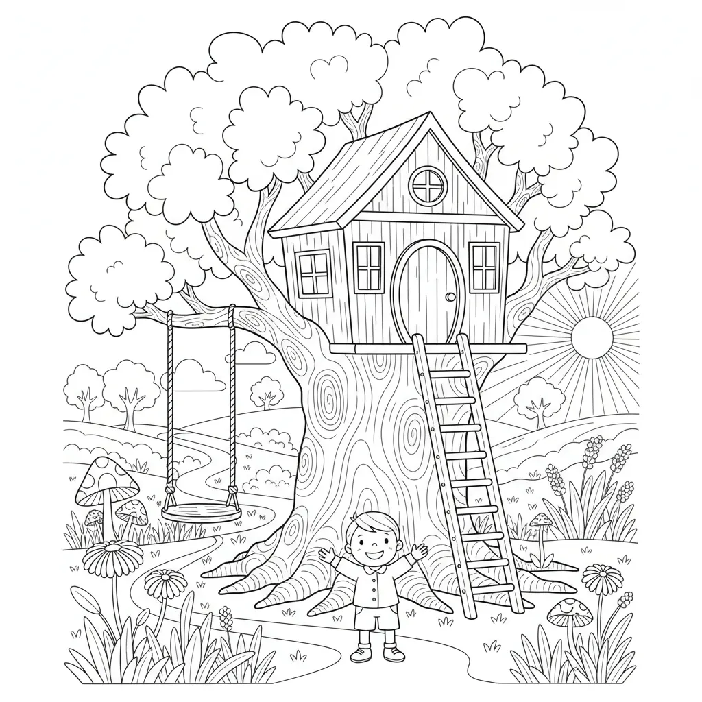 Tree House printable