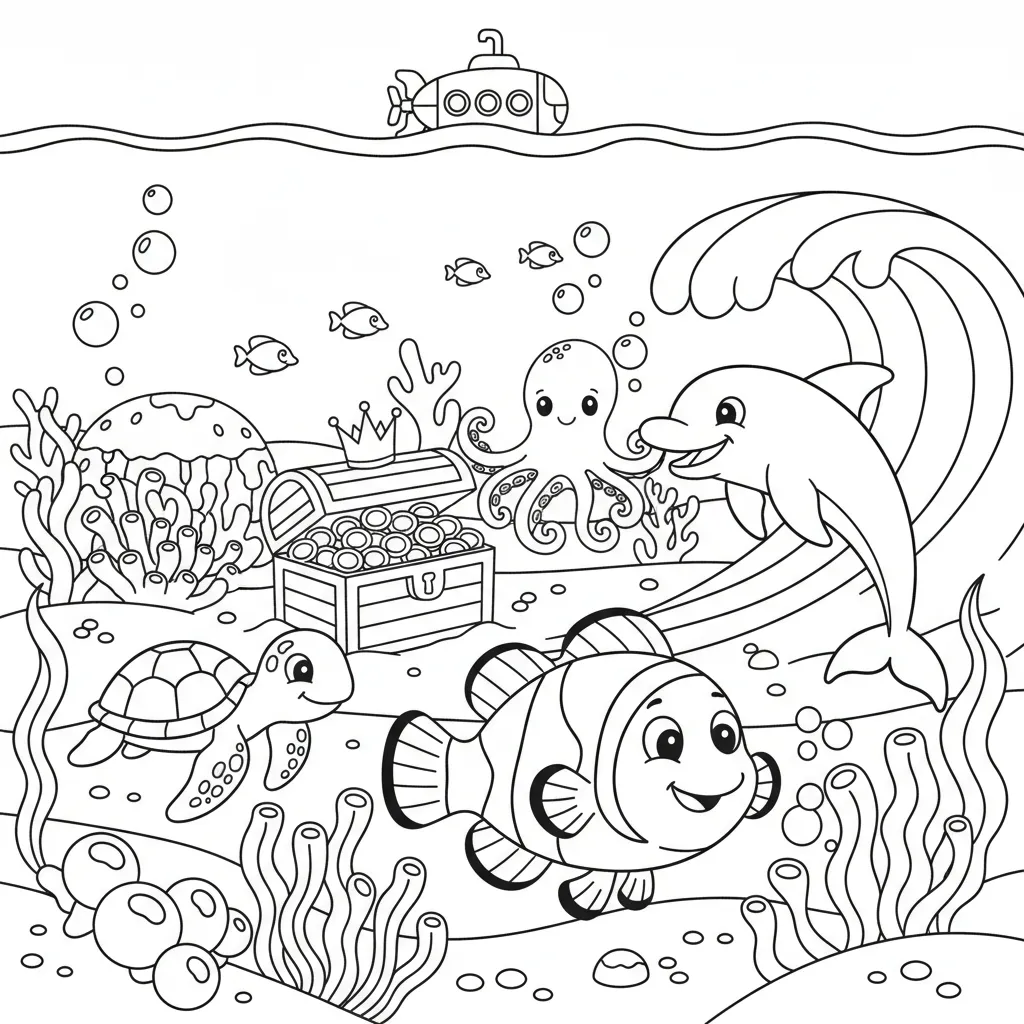 Underwater World printable