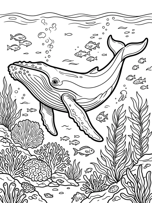 Whale printable